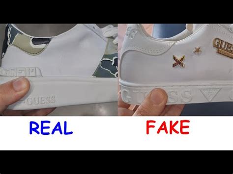 real vs fake guess shoes|are shoes legitimate.